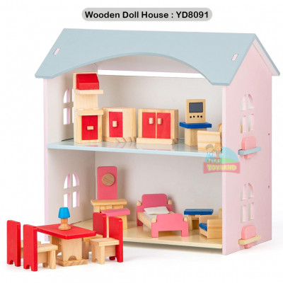 Wooden Doll House : YD8091